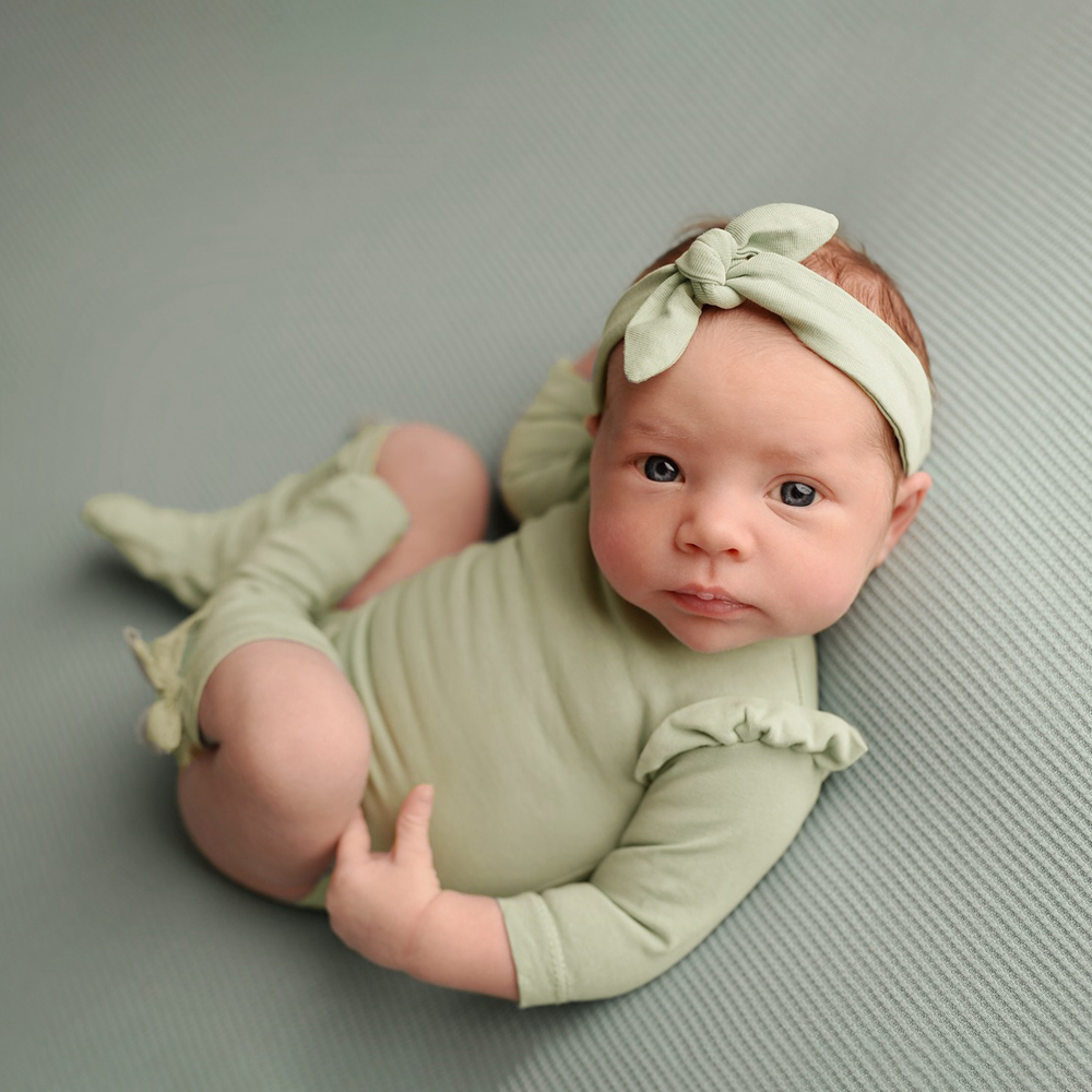 Infant Photography Props Outfit - Newborn Photography Props Ruffle Romper Baby