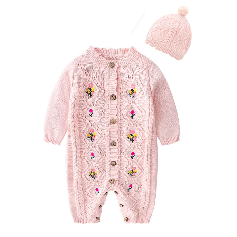 0-24M 100% Cotton Newborn Flow - Newborn Baby Girl Romper Floral ulasan dan harga