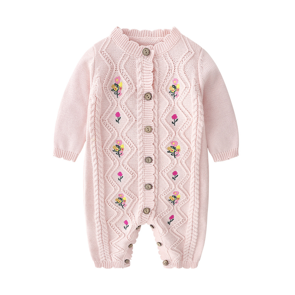 0-24M 100% Cotton Newborn Flow - Newborn Baby Girl Romper Floral ulasan dan harga