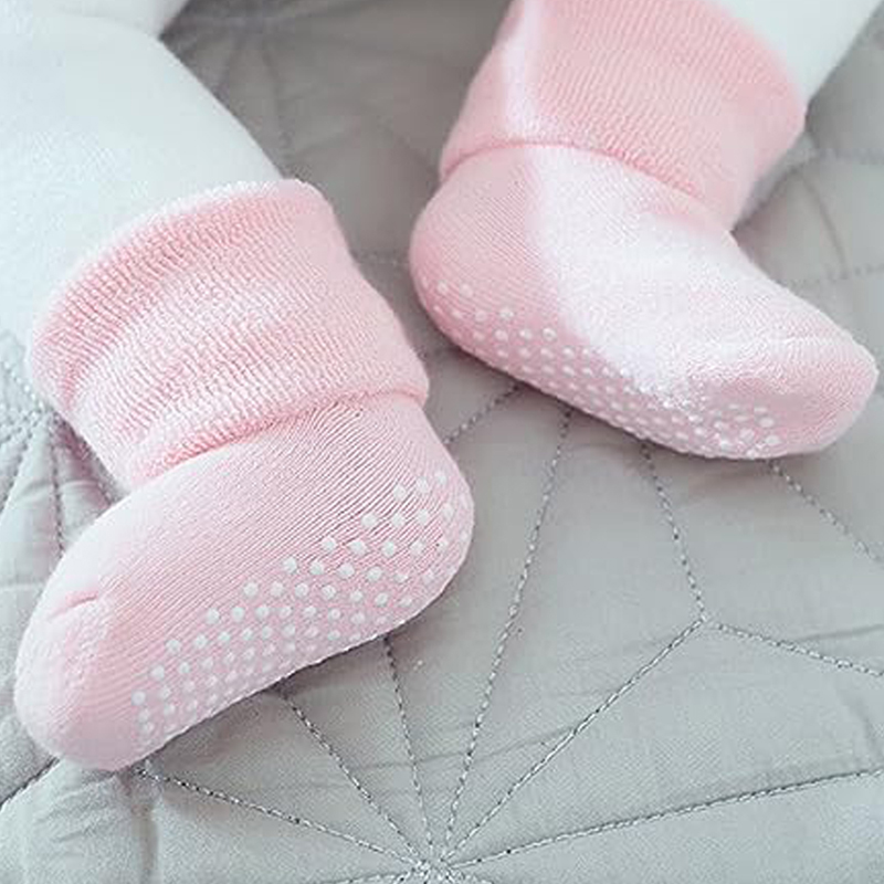 6 Pairs Thickened Fleece Child - Unisex Baby Socks Non Slip ulasan dan harga