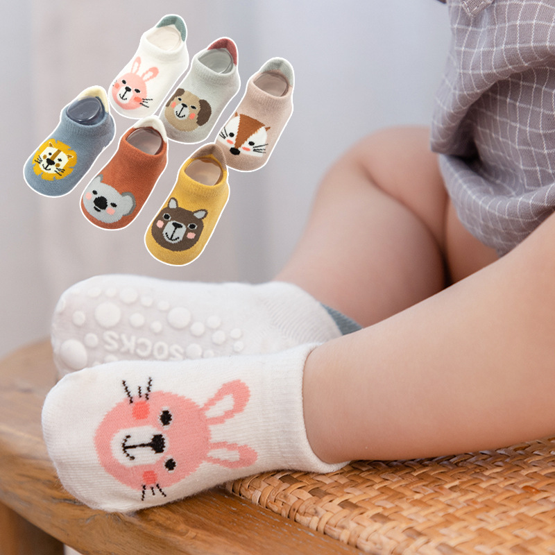 6Pairs/Lot Newborn Baby Socks  - Unisex Baby Socks Non Slip ulasan dan harga