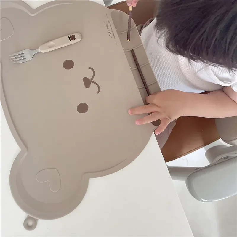 New Baby Silicone Placemat Kid - Waterproof Baby Bibs Silicone ulasan dan harga
