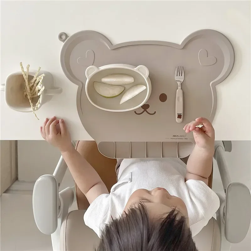 New Baby Silicone Placemat Kid - Waterproof Baby Bibs Silicone ulasan dan harga