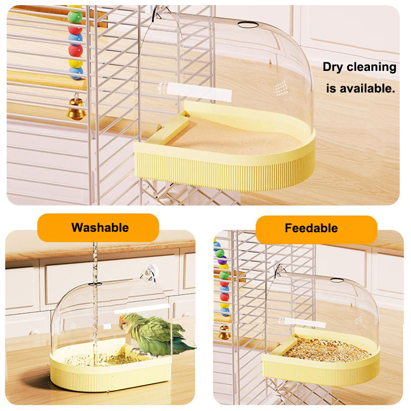 Parrot transparent bathtub. It - Feeding ulasan dan harga