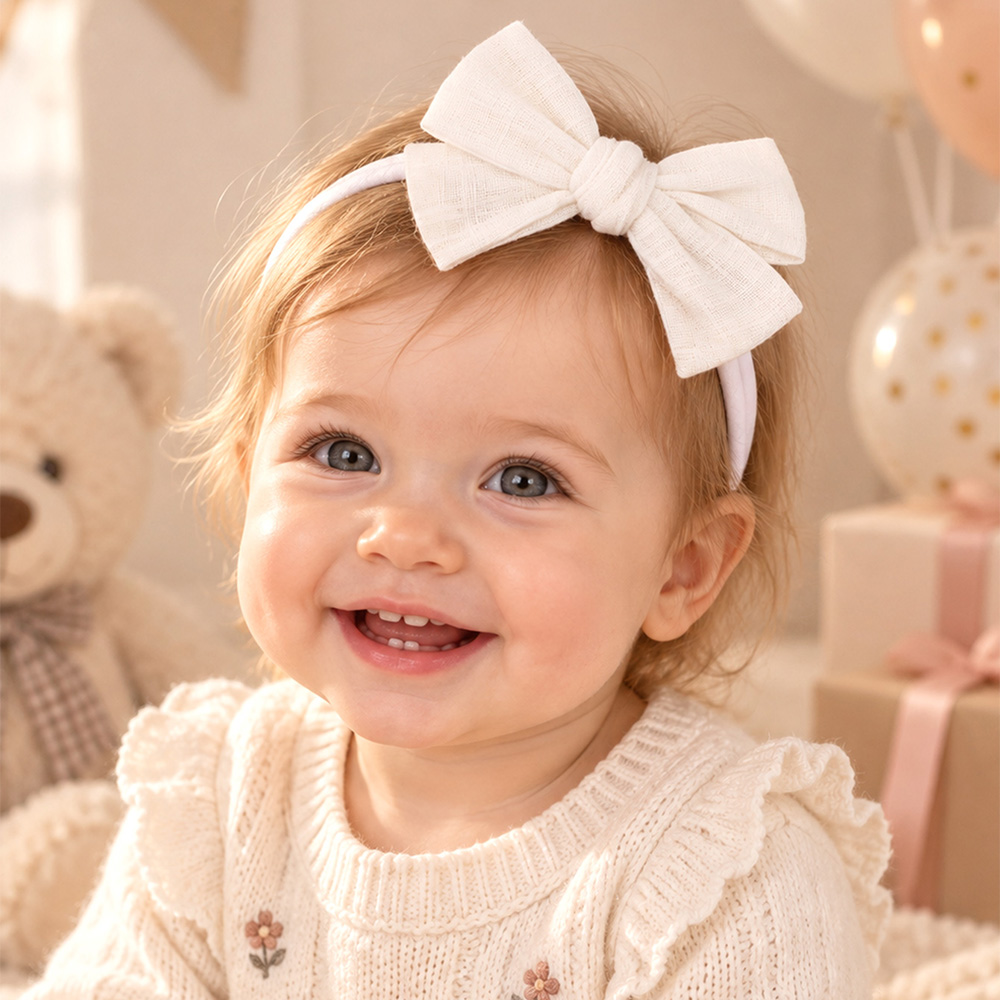 Baby Bow Headband Set Newborn  - Baby Gear ulasan dan harga