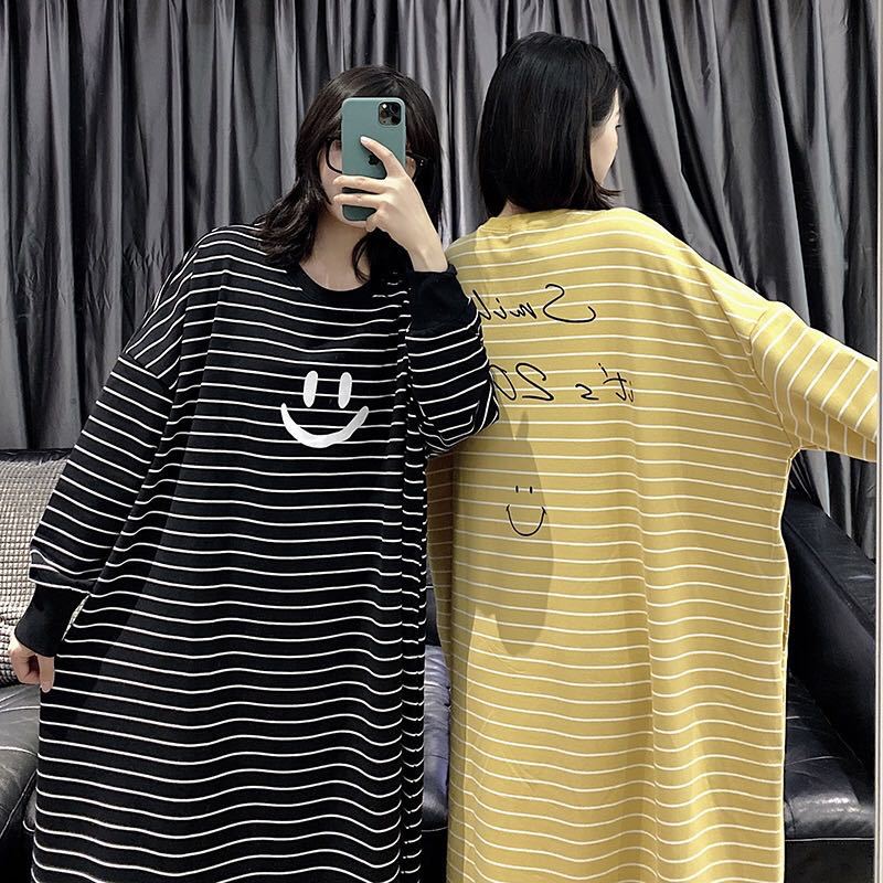 Striped Plus Size Pajamas Wome - Maternity Wear ulasan dan harga