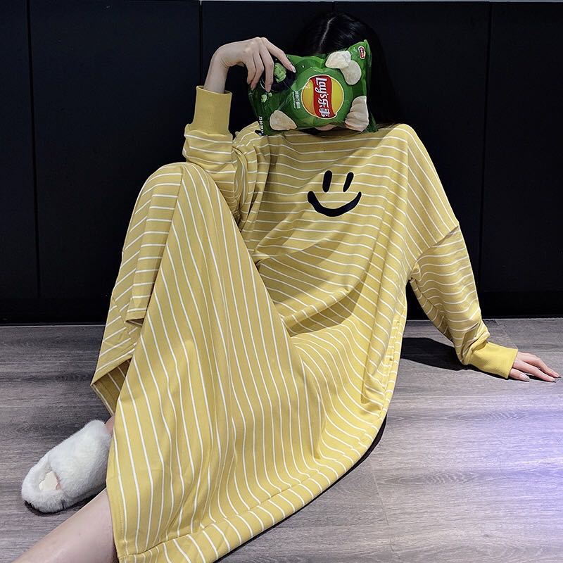 Striped Plus Size Pajamas Wome - Maternity Wear ulasan dan harga